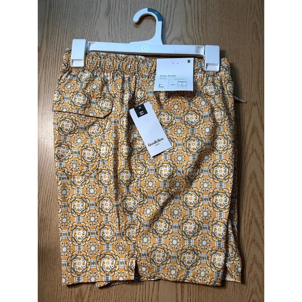 New Men Goodfellow & Co Swim Trunks With Liner 7